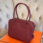 Hermes Mini Plum Rouge H Chevre