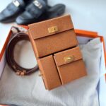 Hermes Kelly Multipocket To Go Gold Epsom GHW