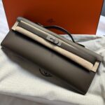 Hermes Kelly Cut Vert Loden Swift PHW