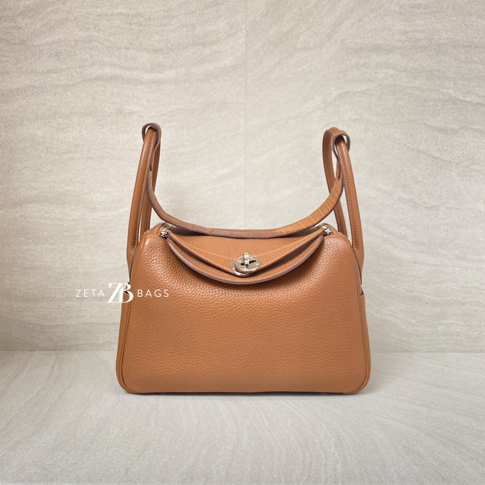 Hermes Lindy 26 Gold Clemence Touch Alligator Matte PHW
