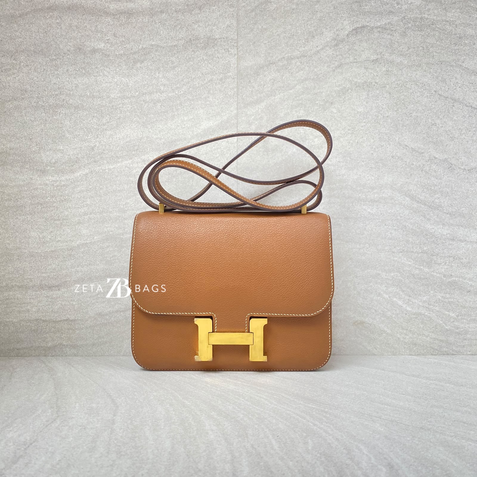 Hermes Constance 18 Gold Evercolor GHW