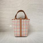 Hermes Pico 18 Couvertere Toile Ecru Canvas Gold PHW