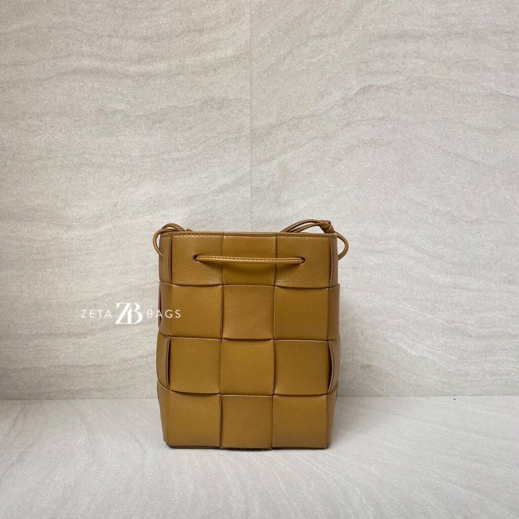 Bottega Veneta Small Cassette Buchet Camel