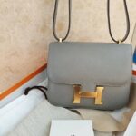 Hermes Constance 18 Griss Grey Epsom GHW